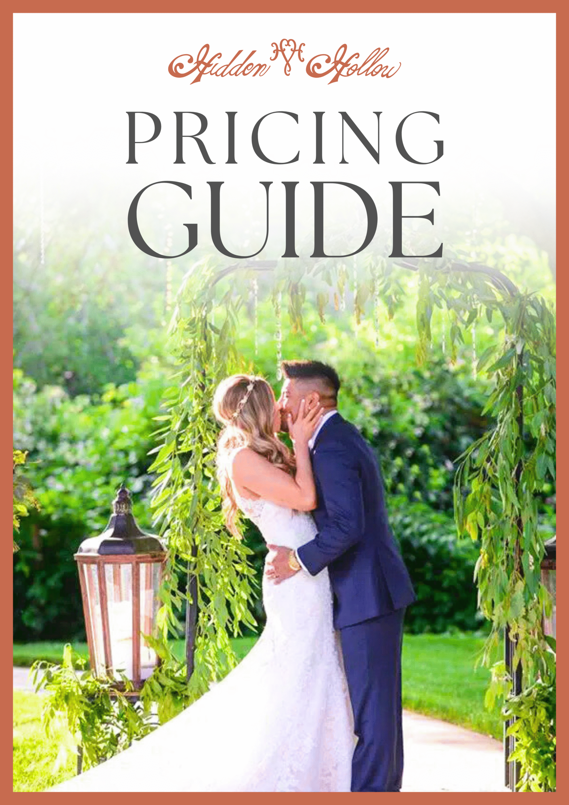 Hidden Hollow Events - Pricing Guide Cover